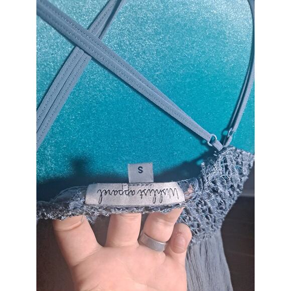 Dress Sleeveless By Wishlist Gray Gauze Summer Sz Small - Picture 5 of 5